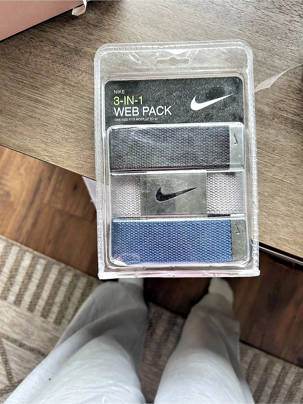 Nike 3-in-1 Web Pack 3-Piece Belt Pack NWT